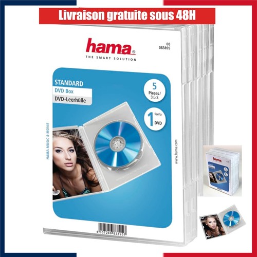 Hama boîtier dvd standard - hama,