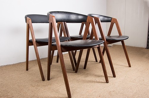 Série chaises danoises - de,