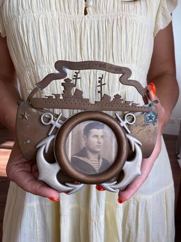 Cadre photo marin flotte - photo,