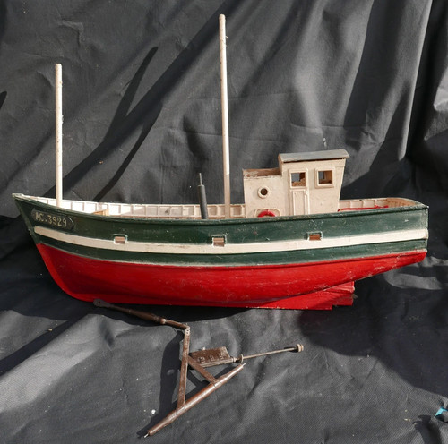 Maquette bâteau pêche - bâteau,