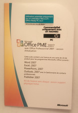 Licence Microsoft Office PME 2007 Avec Office Professionnel 2007