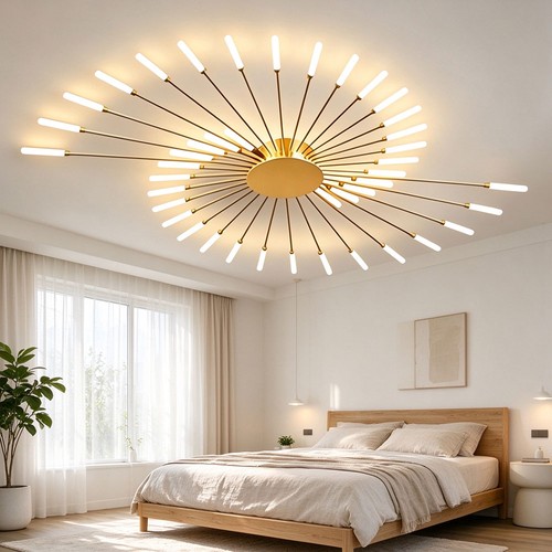 Led lustre feux - lustre, d'artifice