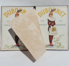 ✅ Old DUBONNET menu door. Very good condition. advertising alcohol bistro restaurant