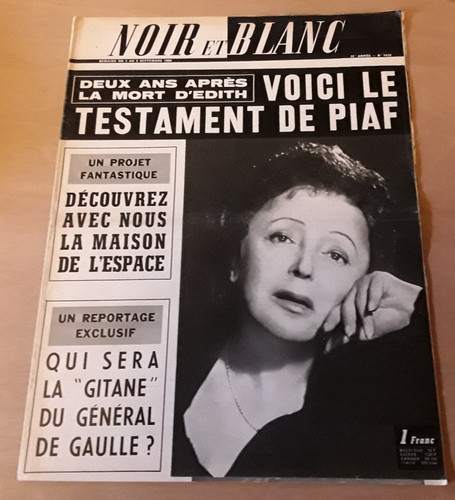 Journal noir blanc 1070 - noir, et