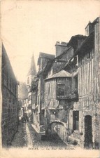 CPA ROUEN la rue des matelas (253524)