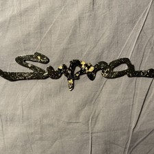 Forged Carbon Fiber  / Gold Flake MK4 Toyota SUPRA Rear Emblem