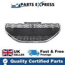 PEUGEOT 208 2012 - 2015 OE NEW FRONT CENTER RADIATOR GRILL + CHROME