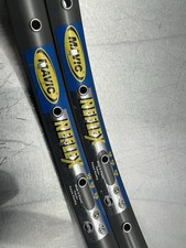 NOS Mavic Reflex Hard Anodized Tubular Rims 36 Hole Classic Cycling New Pair (2)