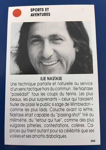 Tennis star ilie nastase - ilie,
