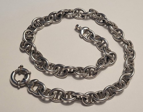 Collier chaine ancre argent - chaine,
