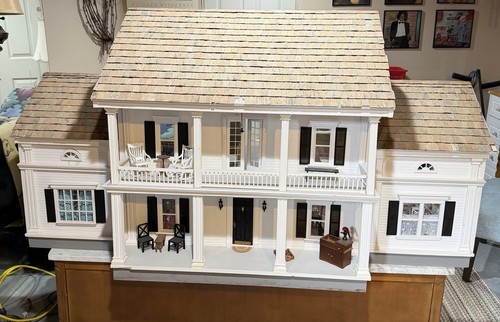 Dollhouse with furnishings - dollhouse,