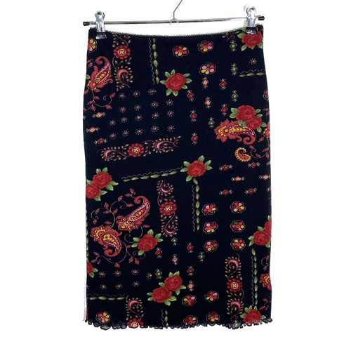 Jupe mesh stretch graphique - mesh,