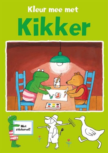 Kleur mee met kikker - , (poche)