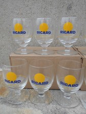 Service de 6 verres RICARD ballons 17 cl - Modèle gros rond