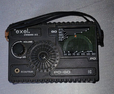 Ancien Transistor Poste Radio à piles Marque : Exel Etendard 012