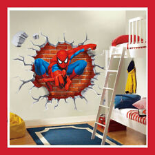 GRAND STICKER GEANT MURAL 50X40 SPIDERMAN DECO POSTER JEU JOUET ENFANT CHAMBRE
