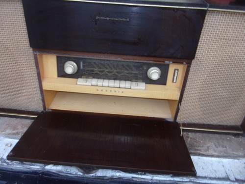 Radio stéréo platine - platine, disque