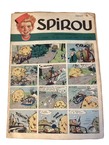 Ancienne revue spirou vintage - spirou,