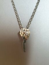 Tobias Wistisen Sterling Silver Mini heart pendant necklace