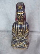 STATUETTE de BOUDDHA, en bois