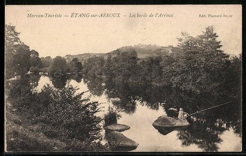 Cpa étang sur arroux - cpa, les