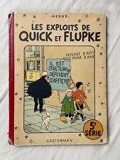 Hergé Les Exploits de Quick et Flupke - French edition