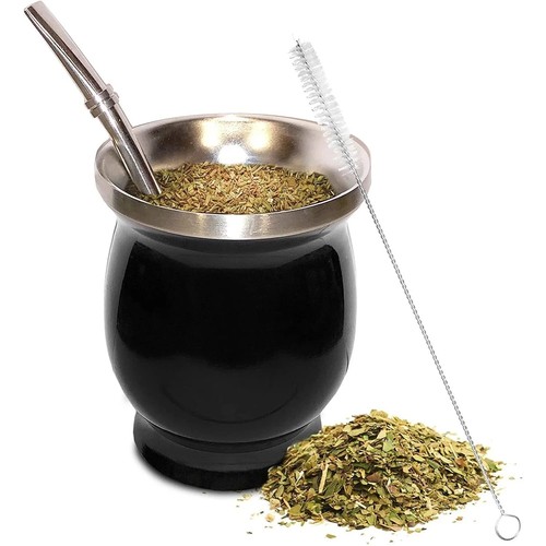 Tasse maté inox double - , paroi