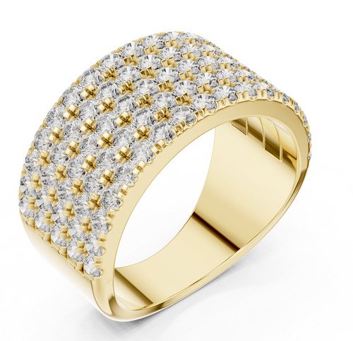 Bague unisexe demi éternité - bague,