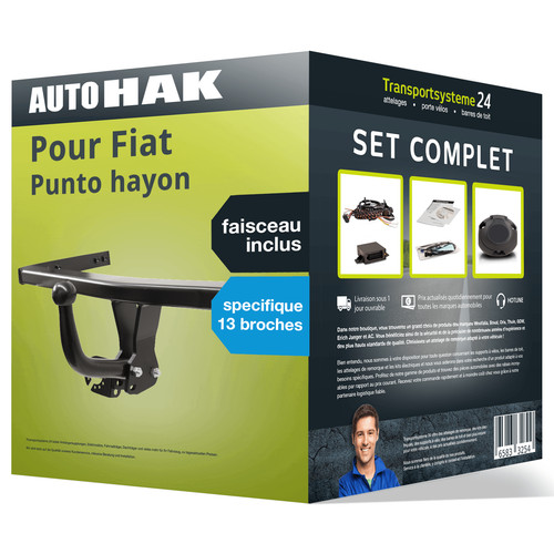 Attelage pour fiat punto - punto, hayon