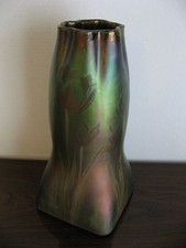 Jérôme Massier Fils - Iridescent ceramic vase - Vallauris - Art Nouveau - 1900 -