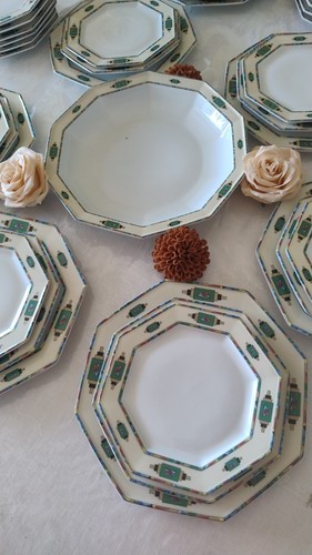 Service assiettes coquet - service,
