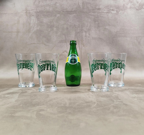 Lot verres perrier - lot,