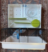 Hamster Cage with Wheel, Storage Shelf, and Tubes Large Capacity