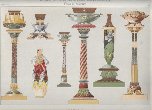 Vases colonnes par - colonnes,, j