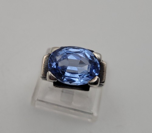 Bague vintage argent massif - bague,