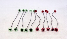 Lot 10 paires yeux en sulfure