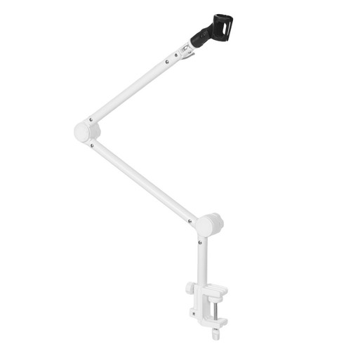 Pied micro blanc microphone - pied, de