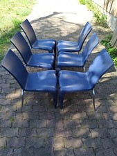 6 Chaises Starck Bleus Bon