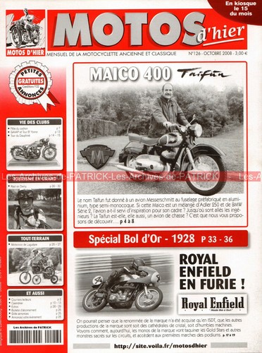 Motos hier 126 maïco 400 - 126,