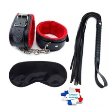 FOUET + MENOTTES + MASQUE -