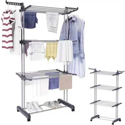Séchoir linge pliable 3 - à,