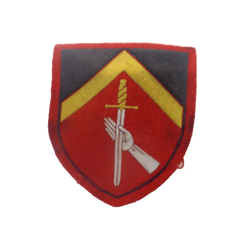 Insigne bras armée belge - de,