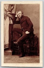 CDV 1865 Marquis Gustave Le Lièvre de La Grange husband Flavigny & de Feltre photo