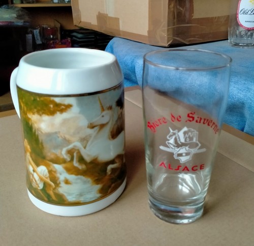 Verre chope biére saverne - verre,