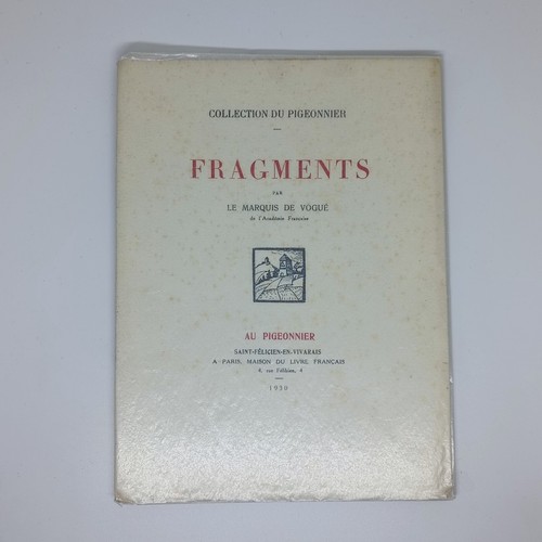Fragments marquis de - fragments,,