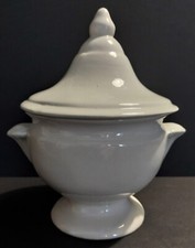 Late 19th Century Earthenware White Soup