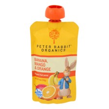Purée De Mangue, Banane Et Orange 4 Oz (Caisse De 10) Par Peter Rabbit