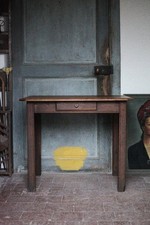 Table bois avec 1 tiroir