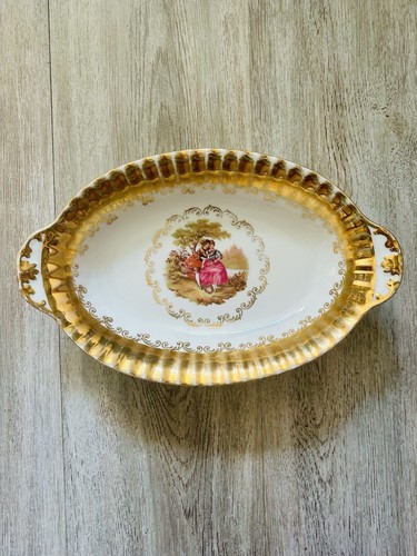 Bavaria plat ovale porcelaine