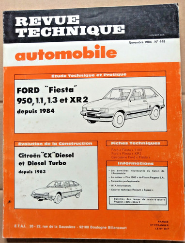 Revue technique ford fiesta - revue,